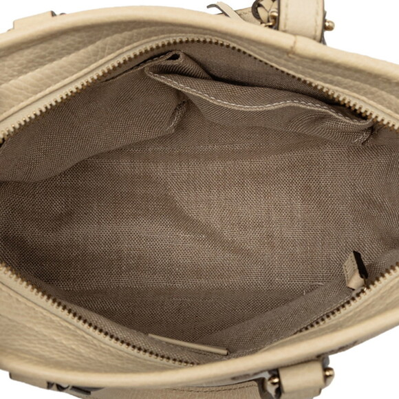 GUCCI Cream Leather Shoulder Bag - Picture 4 of 6